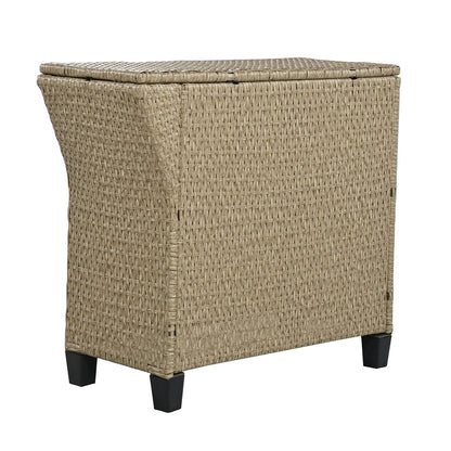 U Style 6-Person Fan-Shaped Rattan Set With Cushions   Table Be Up For Life