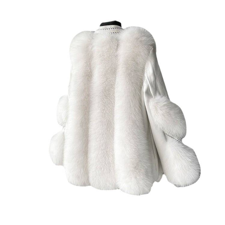 Warm Mid-length Fur Coat Be Up For Life