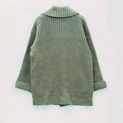 Elegant Polo Collar Plus Size Women's Coat BEUPFORLIFE.com