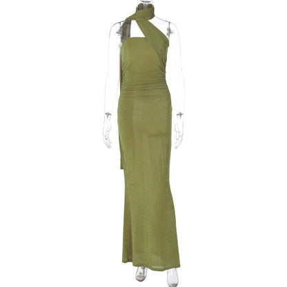 Slim-fit Long Ribbon Dress BEUPFORLIFE.com
