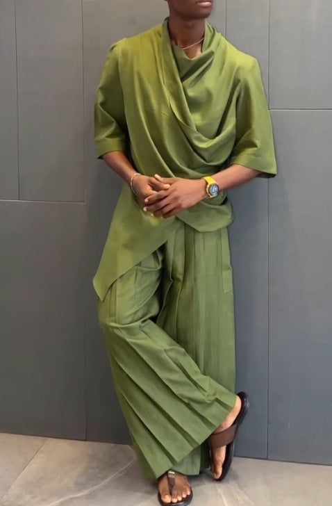 Men's 2-Piece Suit-Green BEUPFORLIFE.com