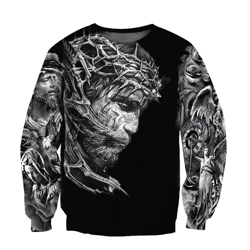Crucifixion Digital 3D Full Print Sweatshirt
