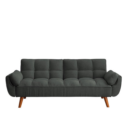 Linen Sofa w/ Adjustable Backrest And Easy Assembly Lounge Chair - Dark Gray BEUPFORLIFE.com