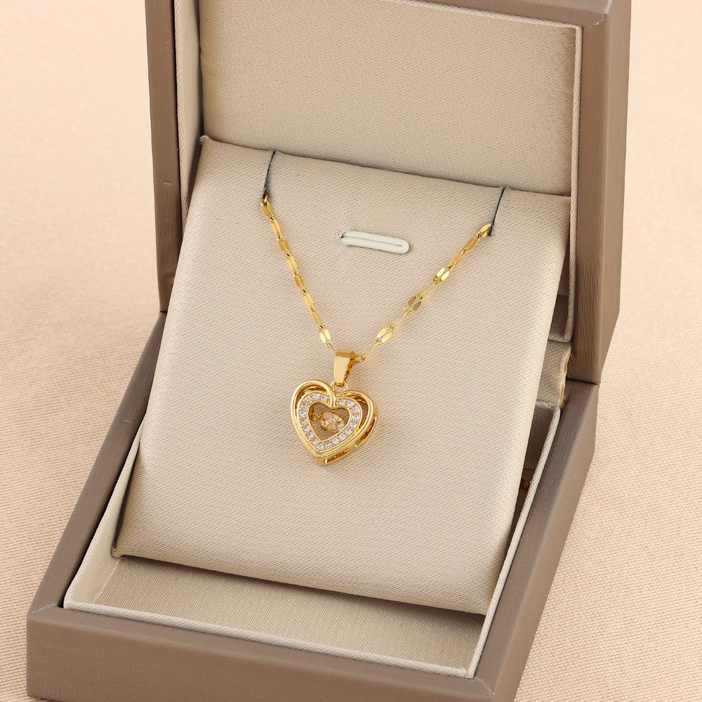 Double-layer Love Necklace BEUPFORLIFE.com
