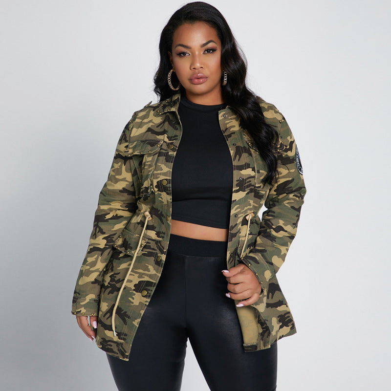Ladies Camouflage Casual Jacket beupforlife