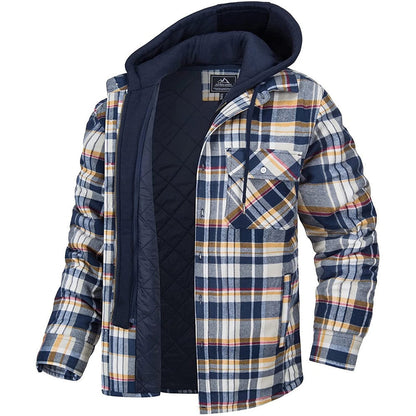 Plaid Hooded Winter Warm Coat Be Up For Life