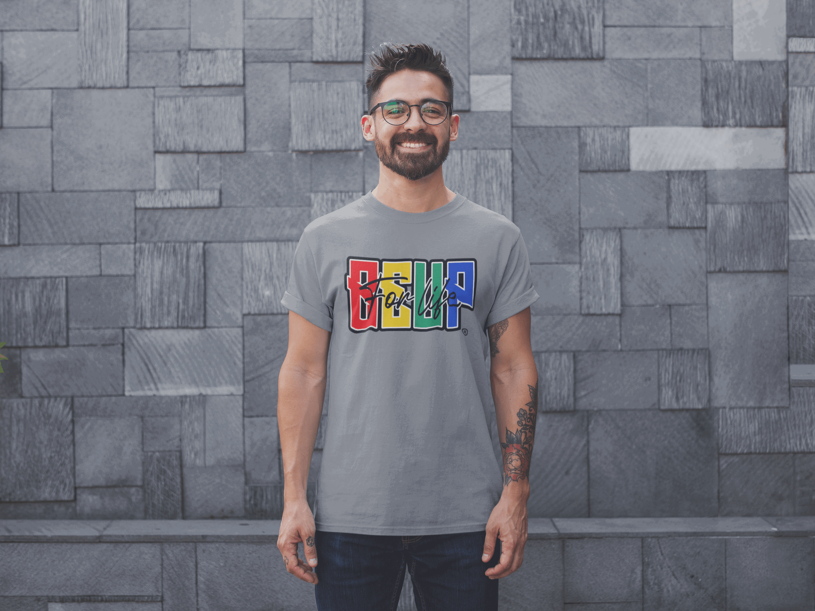 Block Color BEUP T Shirts - Free Shipping