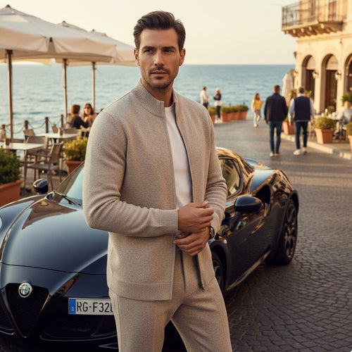 Men's Double-strand Thickened Wool Suit