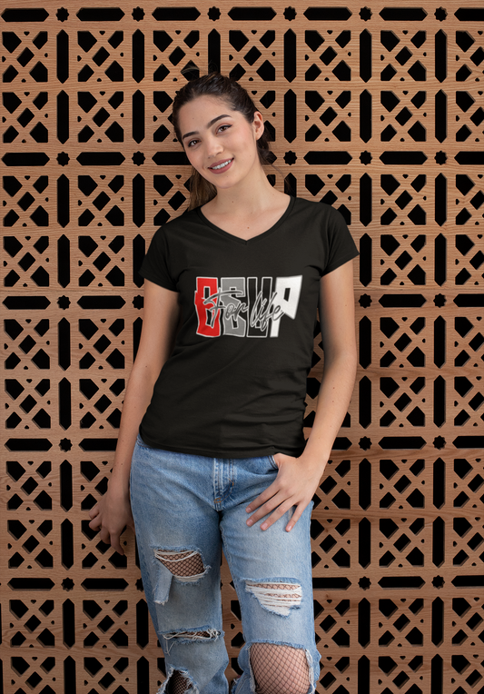 Ladies V-Neck T Shirt