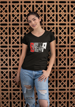 Load image into Gallery viewer, Ladies V-Neck T Shirt