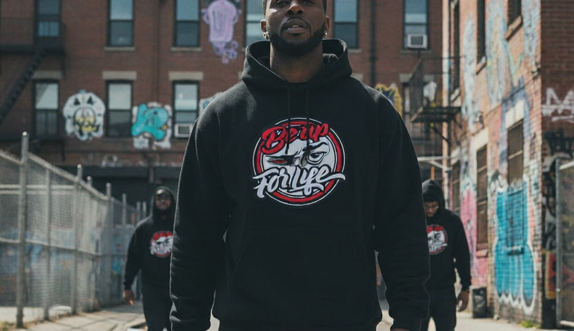 BE UP Hoodie - 1st Gen. Round Chenille Patch