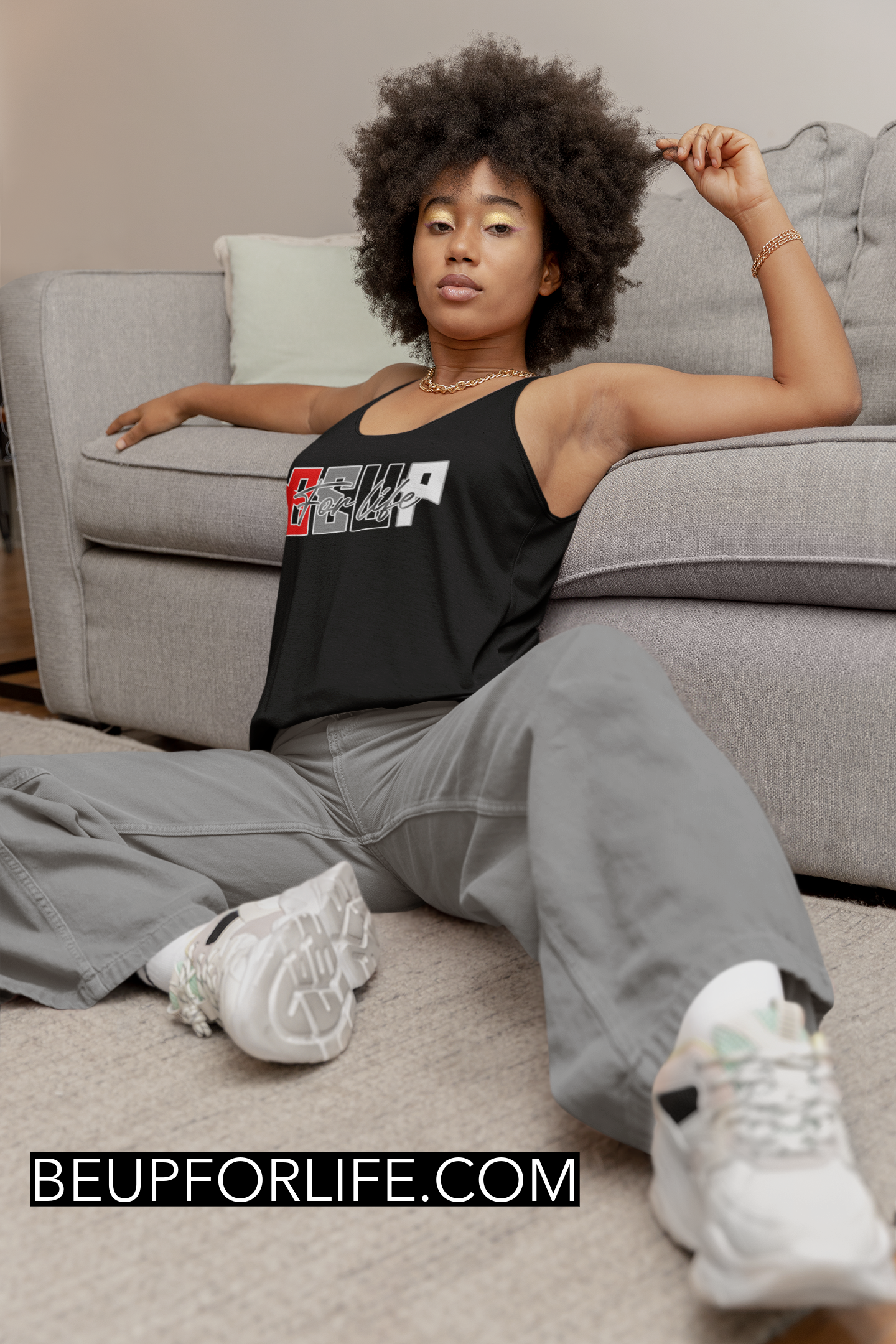 Ladies Tank Top - BEUPFORLIFE.com