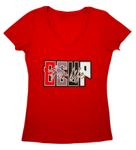 Load image into Gallery viewer, Ladies V-Neck T Shirt