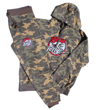 Load image into Gallery viewer, Camo Jogger Set w/Chenille Patch (Unisex)